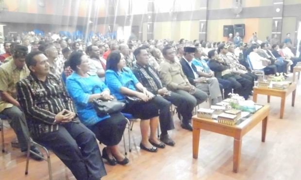 Kegiatan kampanye damai di Aula MCC Ruteng, Kamis (27/8/2015)