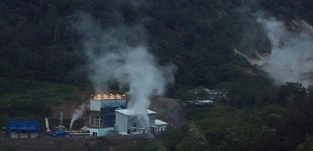 Proyek Geotermal Ulumbu di Satar Mese (Foto : facebook)